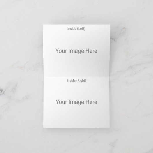 Maak Je Eigen Kleine 4" x 5.6" Binnenstebuiten Vou Bedankkaart (Binnen)