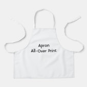 Maak Je Eigen Kleine All-Over Print Schort (Voorkant)