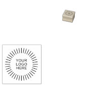 Maak Je Eigen Kleine Eenvoudige Aangepaste Logo Rubberstempel (Gestempeld)