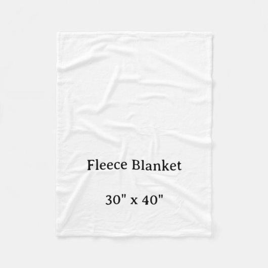 Maak Je Eigen Kleine Polyester Fleece Deken (Voorkant)