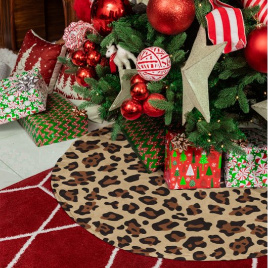 Maak Je Eigen Kleuren Luipaardvlek Kerstboom Rok