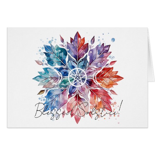 Maak Je Eigen Kleurrijke Blad Mandala Zonnewende (Voorkant Horizontaal)