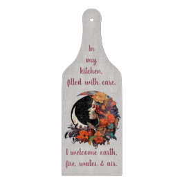 Maak Je Eigen Kleurrijke Bloemige Boho Maan Snijplank