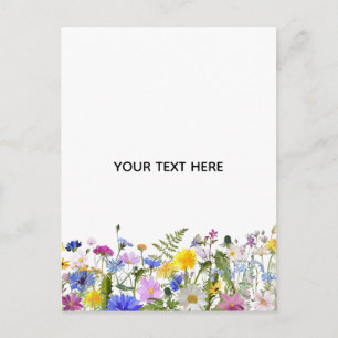 Maak je eigen kleurrijke bloemstuk feestdagenkaart