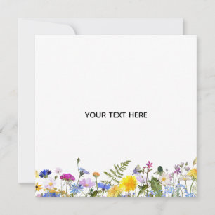 Maak je eigen kleurrijke bloemstuk kaart