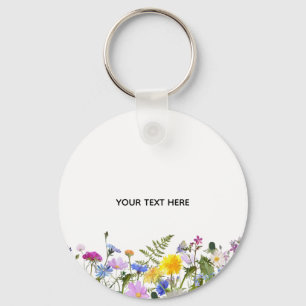 Maak je eigen kleurrijke bloemstuk sleutelhanger