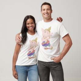 Maak Je Eigen Kleurrijke Ganesh Fluit T-shirt