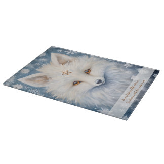 Maak je eigen knappe winterzonnewende vos snijplank