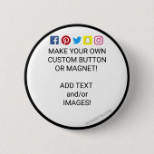 Maak je eigen knop! ronde button 5,7 cm (Voorkant)