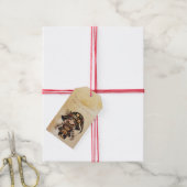 Maak Je Eigen Knuffel Magische Kerstkabouter Cadeaulabel (Met Touw)