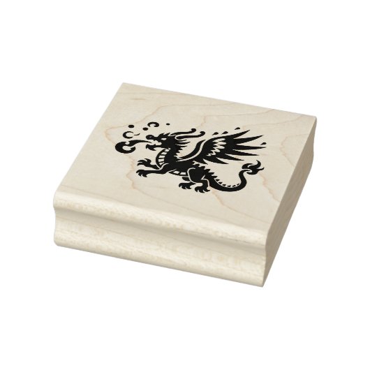 Maak Je Eigen Knuffel Vuurdraak Jongste Rubberstempel (Stempel)