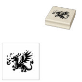 Maak Je Eigen Knuffel Vuurdraak Jongste Rubberstempel (Gestempeld)