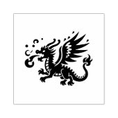 Maak Je Eigen Knuffel Vuurdraak Jongste Rubberstempel (Afrduk)