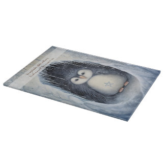 Maak je eigen knuffel winterzonnewende pinguïn snijplank