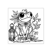 Maak Je Eigen Knuffelige Bloem Fee Kikker Rubberstempel (Afrduk)