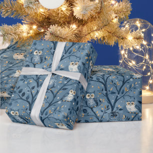 Maak Je Eigen Knuffelige Winter Uilen Cadeaupapier