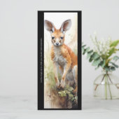 Maak Je Eigen Knuffige Wilde Kangoeroe Boekmerkkaa (Staand voorkant)