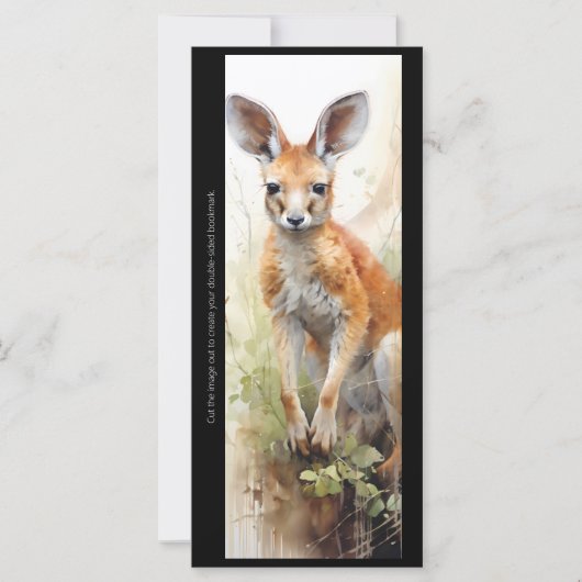Maak Je Eigen Knuffige Wilde Kangoeroe Boekmerkkaa (Voorkant)