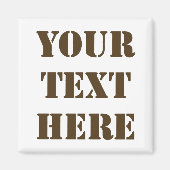 Maak je eigen koelkasten magneet (Voorkant)