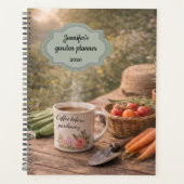Maak je eigen koffie voor tuinieren tuin planner (Voorkant)