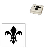 Maak Je Eigen Koninklijke Fleur De Lis Rubberstempel (Gestempeld)