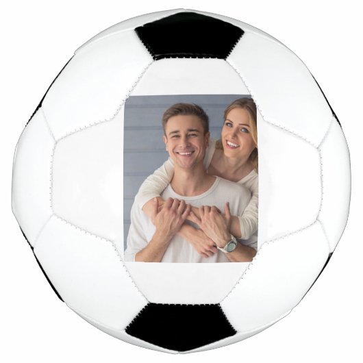 Maak Je Eigen Koppel Foto Aangepaste Afbeelding Voetbal (Voorkant)