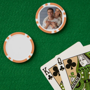 Maak Je Eigen Koppel Foto Aangepaste Foto Poker Chips