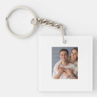 Maak Je Eigen Koppel Foto Aangepaste Foto Sleutelhanger