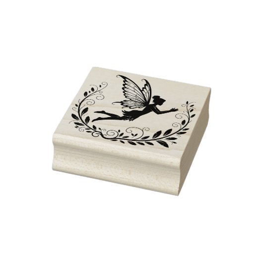 Maak Je Eigen Krullende Wingerdfee Rubberstempel (Stempel)