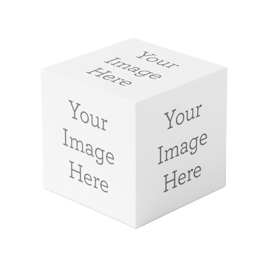 Gepersonaliseerde 10,2 cm fotokubus (Voorkant hoekig)