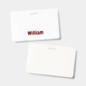 Maak Je Eigen Landschap PVC Plastic Badge (Voor- en achterkant)