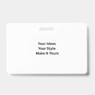 Maak Je Eigen Landschap PVC Plastic Badge