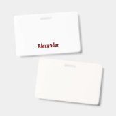 Maak Je Eigen Landschap PVC Plastic Badge (Voor- en achterkant)