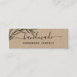 Maak je eigen laurierbladeren groenvoor mini visitekaartje