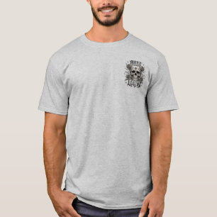 Maak Je Eigen Legende Gotische Schedel Vintage Des T-shirt