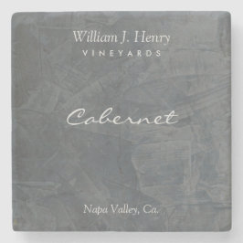 Maak je eigen leistenen wijnonderzetters stenen onderzetter