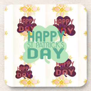Maak je eigen leuke gelukkige St. Patrick's Dag Onderzetter
