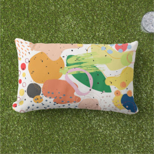 Maak je eigen leuke patroon Zazzle ontwerptool Buitenkussen