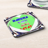 Maak Je Eigen Lichtgevende Harten Baby Kid Ontwerp Drankjes Onderzetter (Linkerzijde)