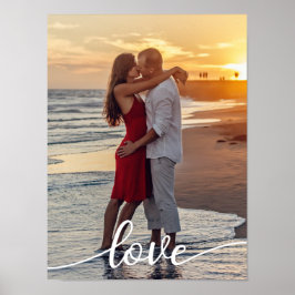 Maak Je Eigen Liefdesscript Romantisch Koppel Foto Poster