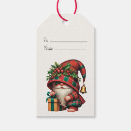 Maak Je Eigen Lieflijke Kerstmis Plaid Gnoom Cadeaulabel
