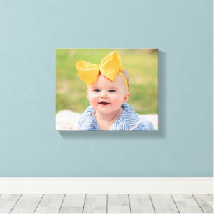 Maak Je Eigen Lijstloze Kinderen Baby Foto Canvas Afdruk