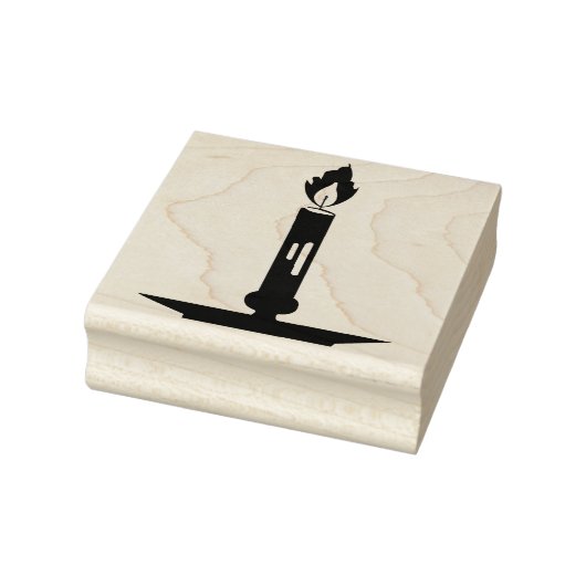 Maak Je Eigen Lit Taper Kaars Rubberstempel (Stempel)