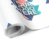 Maak Je Eigen Logo Cadeaupapier (Rol Hoek)