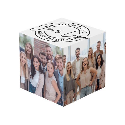Maak Je Eigen Logo Foto Kubus (Voorkant hoekig)