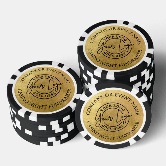 Maak Je Eigen Logo Goud Poker Chips (Opstapeling)