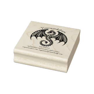 Maak Je Eigen Logo met een Bladerrijke Natuur Draa Rubberstempel