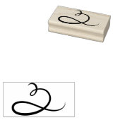 Maak Je Eigen Loopy Calligraphy Ornament Rubberstempel (Gestempeld)