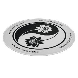 Maak Je Eigen Lotus Yin Yang Symbool Snijplank