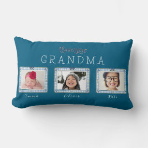 Maak je eigen Love You oma 3 foto Cute Kussen